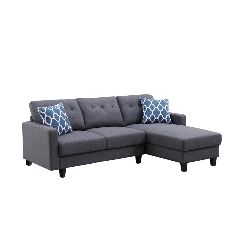 Yadira 84 Wide Reversible Sofa & Chaise - Premium Quality Home Furniture | Kendale Furniture