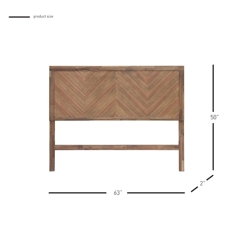 Piero Chevron Queen Headboard