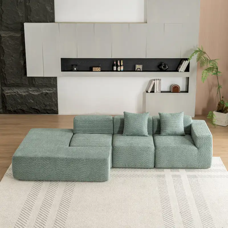 Sectional Sofa Full-compressed Sofa Couch Free-combined Sofa