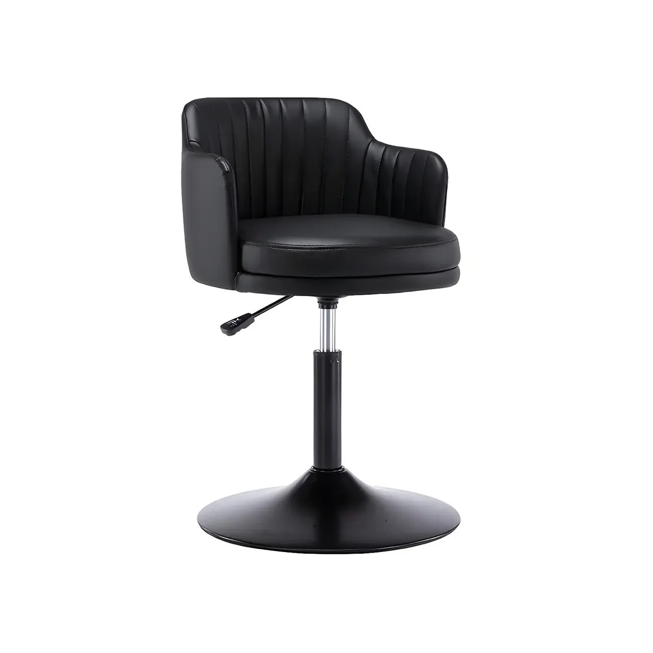 Modern Leather Armrests Swivel Adjustable Bar Stool