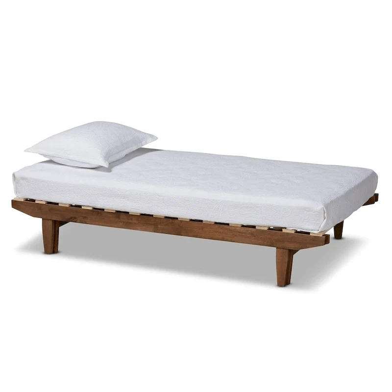 Hiro Modern and Contemporary Expandable Twin to King Bed Frame