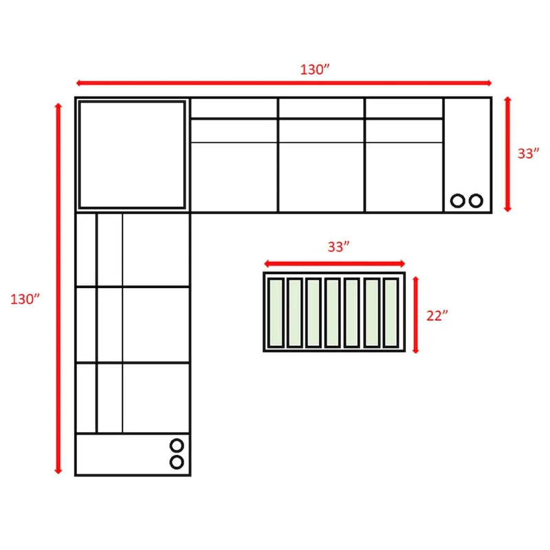 Wicker/Rattan 6 - Person Seating Group with Cushions