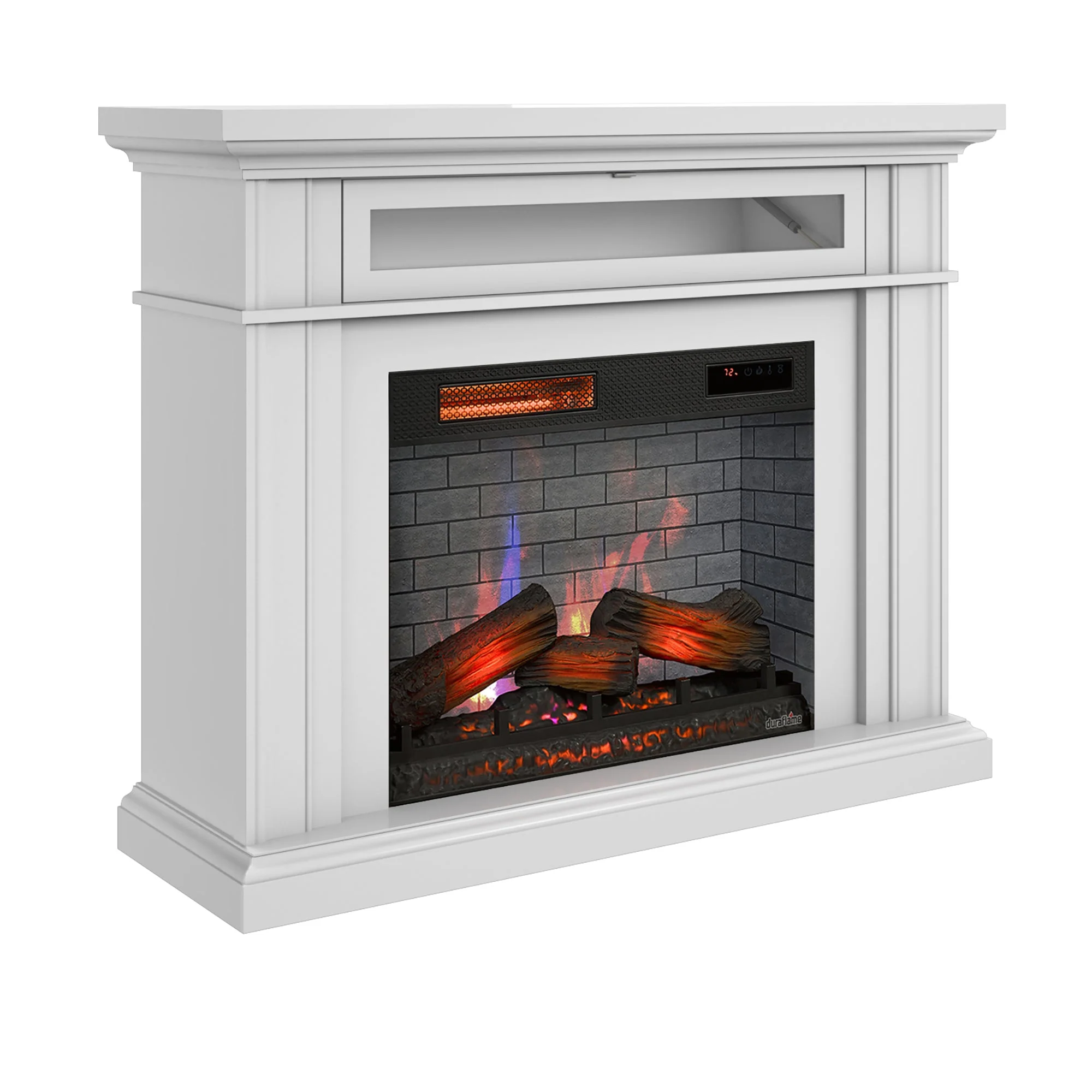 duraflame? 3D Flame Effect Electric Fireplace Wall Mantel
