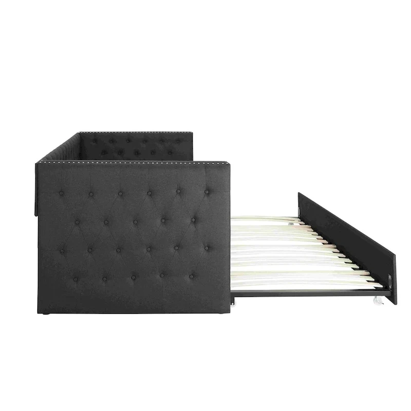 Upholstered Daybed With Drawers