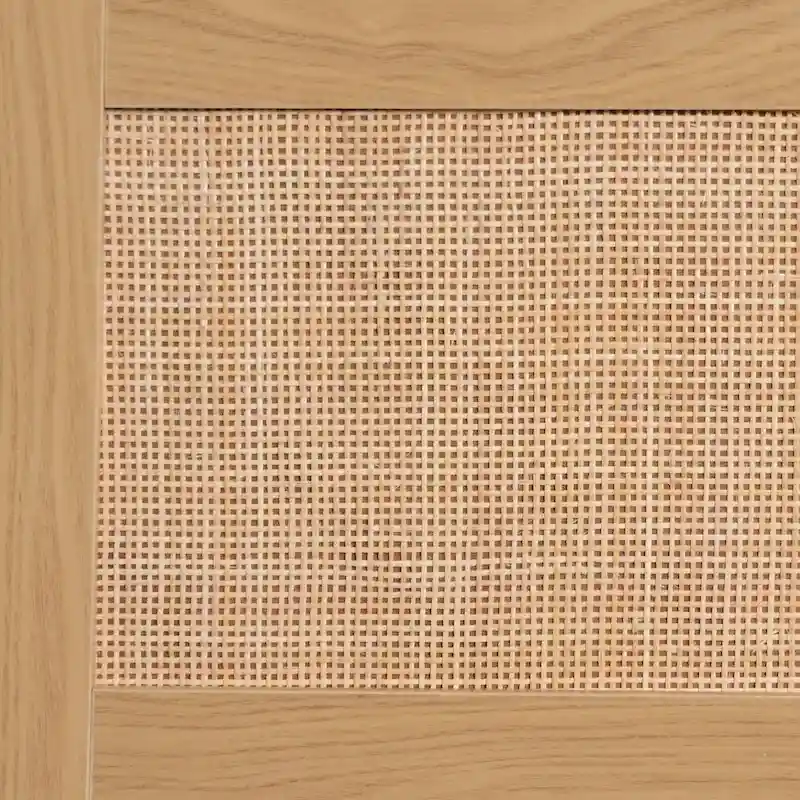 Modern Farmhouse Media Console with Solid Wood Legs