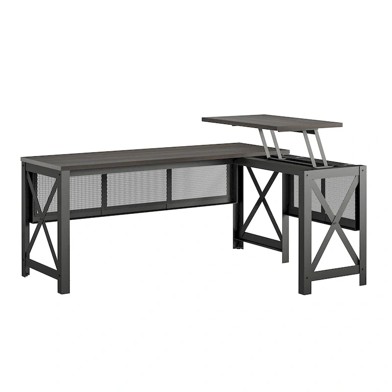 Avenue Greene Leighton L Desk with Lift Top