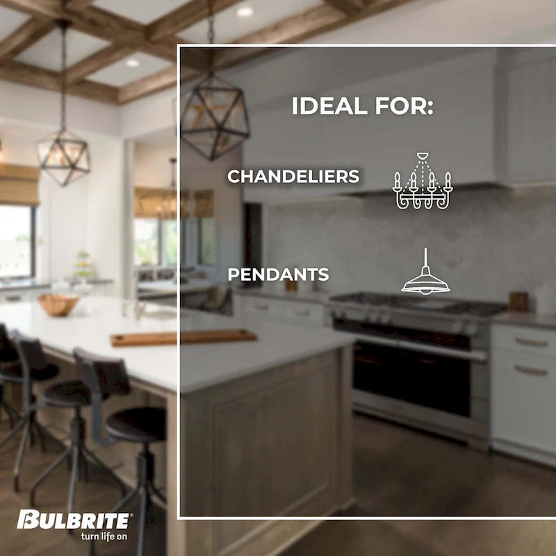 Bulbrite Pack of (12) Dimmable G40 Incandescent Light Bulbs with Medium (E26) Base, 2700K Warm White Light