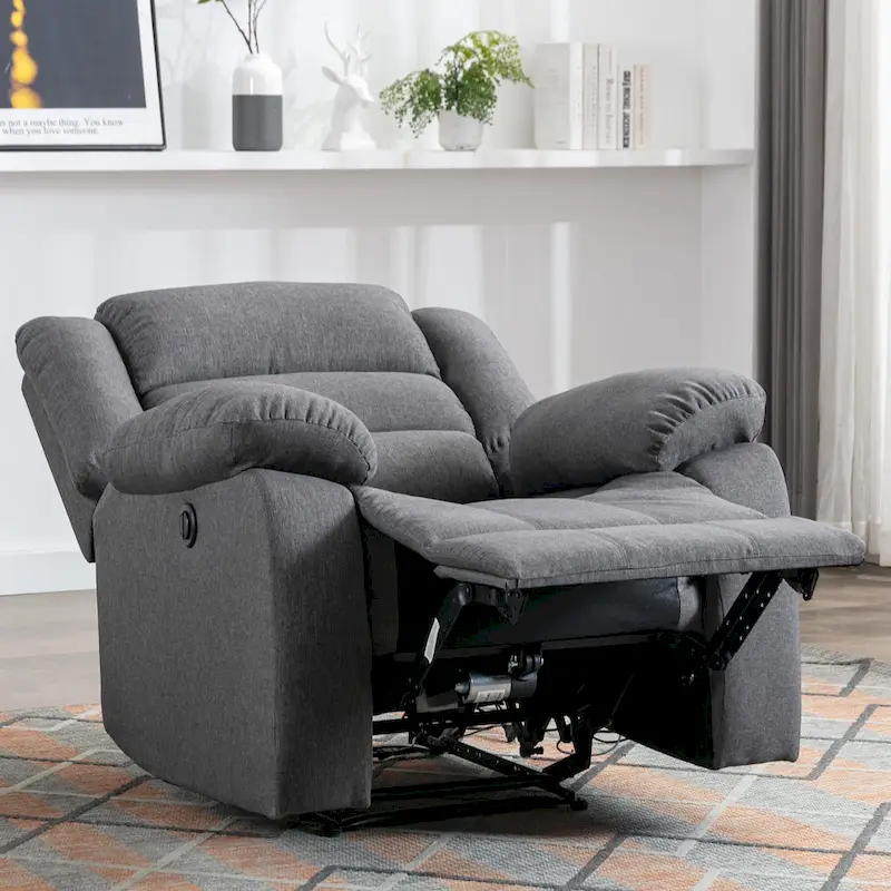 Ebello Electric Lift Recliner With Padded Arms and USB - 1 seat - 1 seat