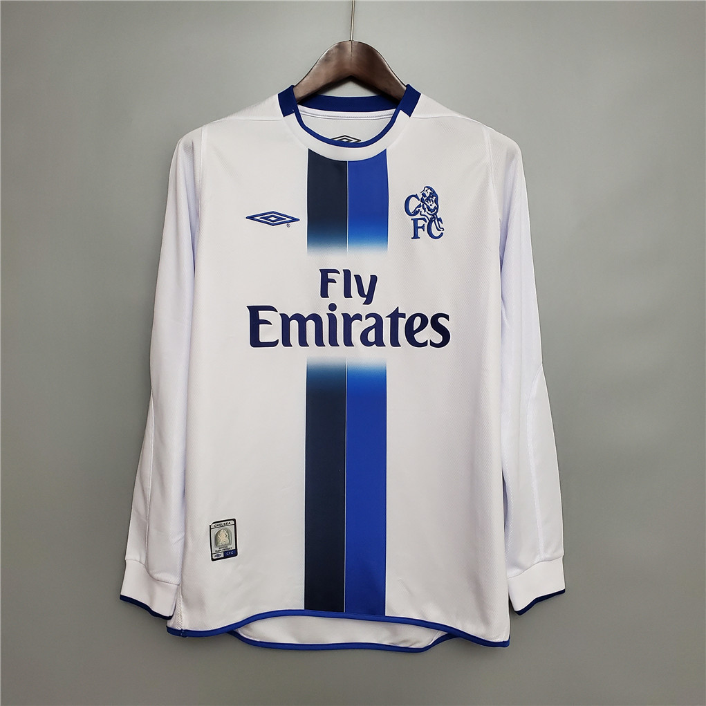 Maillot Retro Chelsea extérieur manches longues 2003/05