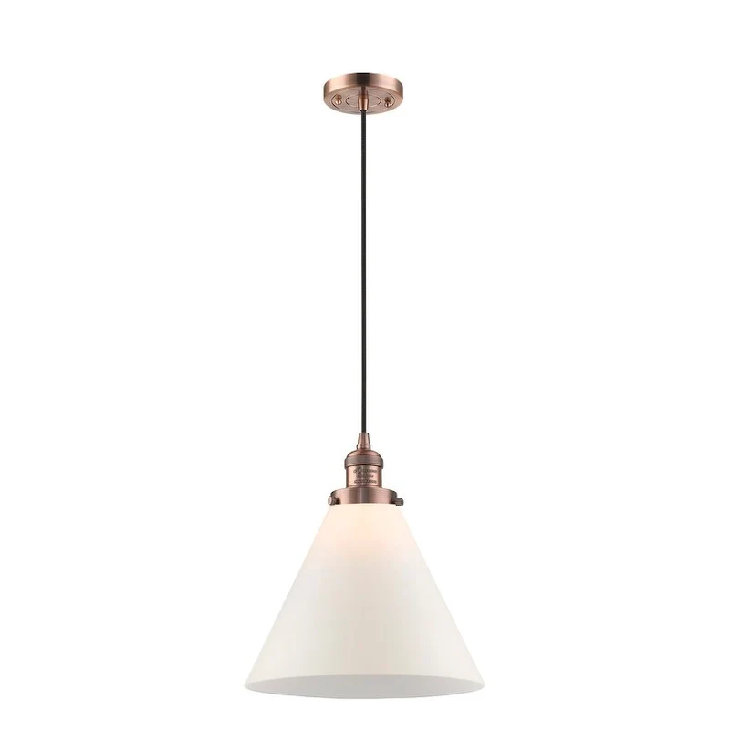 Innovations Lighting X-Large Cone Single Light 12  Wide Pendant