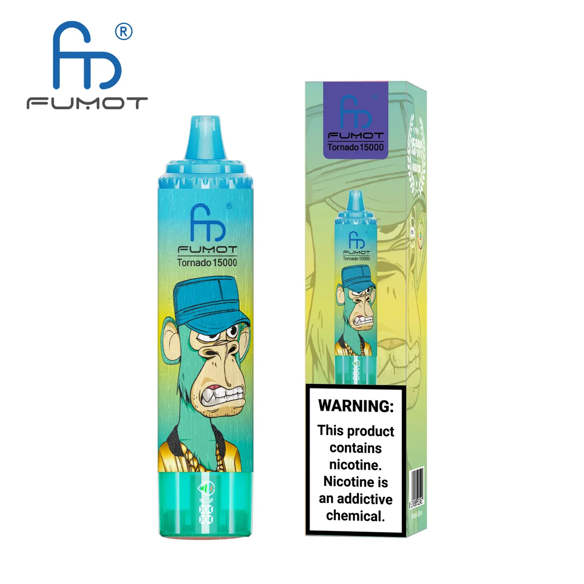 Fumot Tornado 15000 Kiwi Passion Fruit Guava – Einweg-Vape mit Einzelverpackung