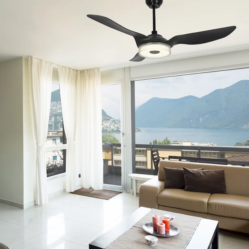 CARRO Felix 52  3-Blade Smart Ceiling Fan with Light and Remote.