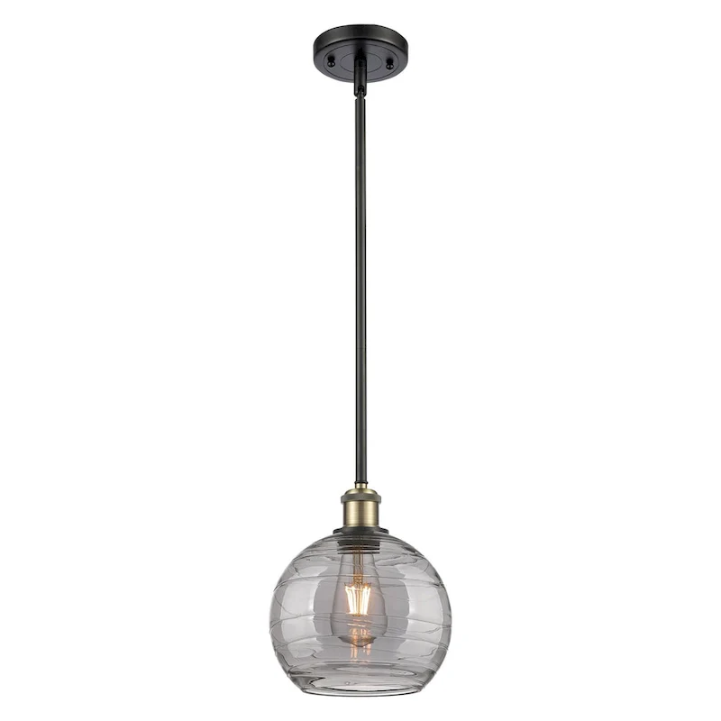 Innovations Lighting 516-1S-10-8 Athens Deco Swirl Pendant Athens Deco