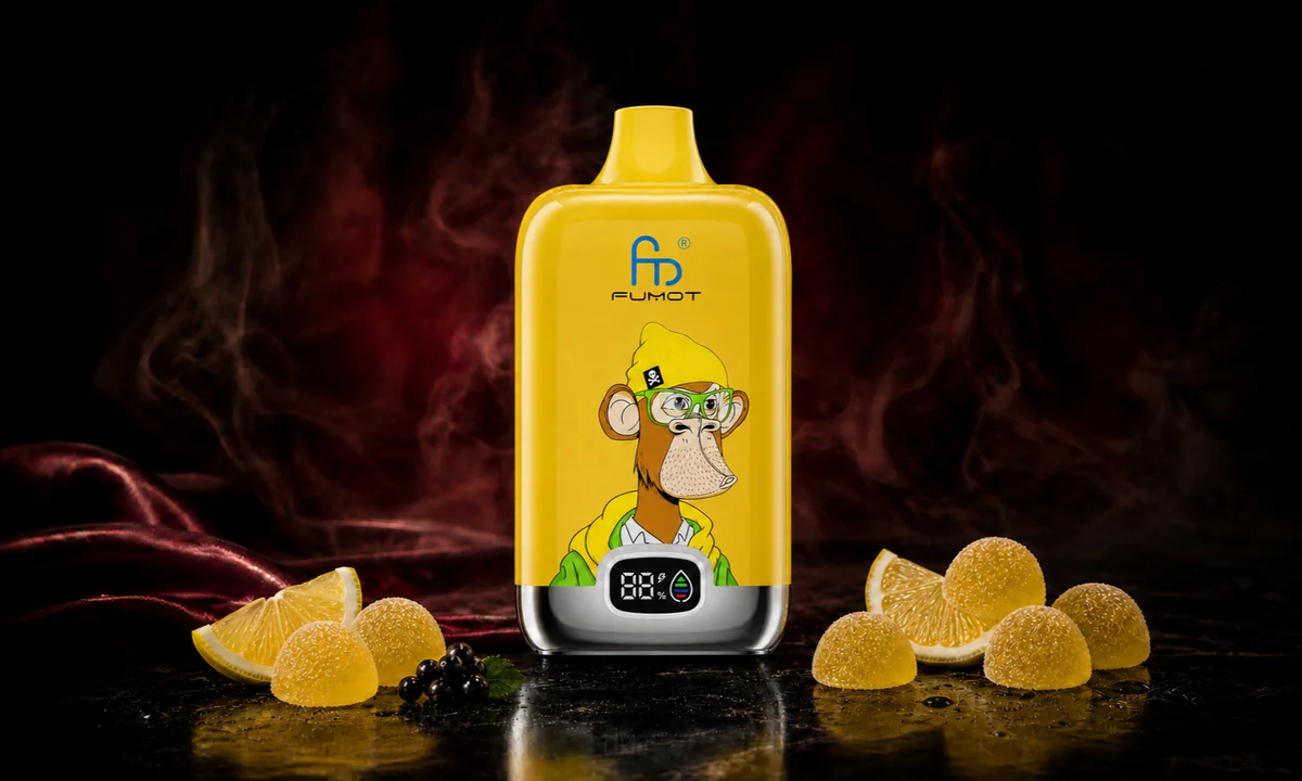 Fumot Digital Box 12000 Ribena Gummy Lemon