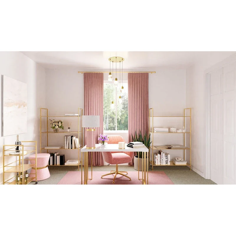 Skye Integrated LED Brushed Gold Pendant