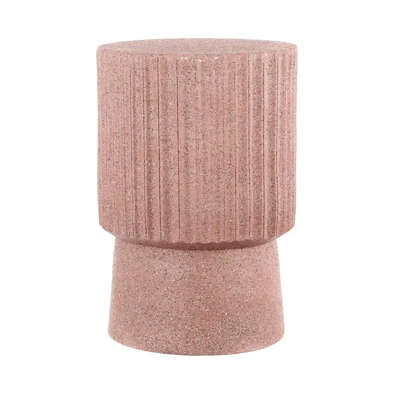 Kline 19  Modern Art Deco Tambour Accent Table , by JONATHAN Y