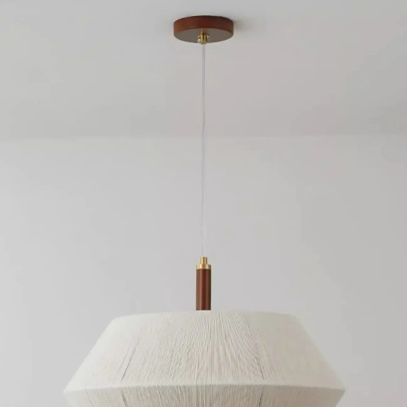 Modern Woven Fabric Dining Room Pendant Light