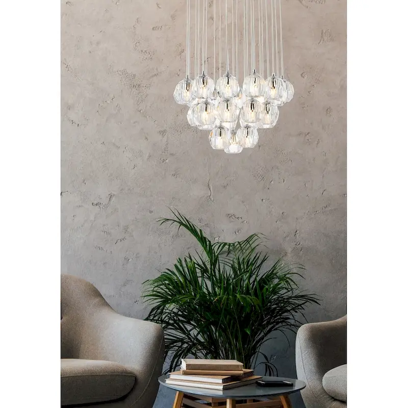 Ella 19-Inch 24-Lights Pendant - N/A