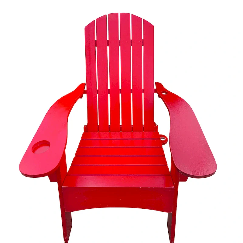 Wood Adirondack Chair with Umbrella Hole