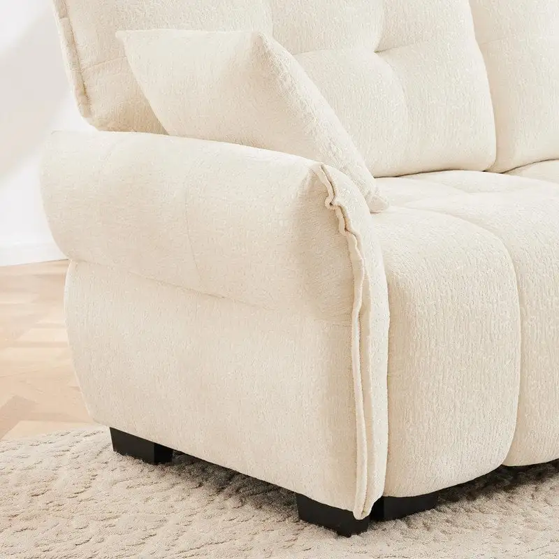 78.7 Chenille Two Seater Upholstered Sofa