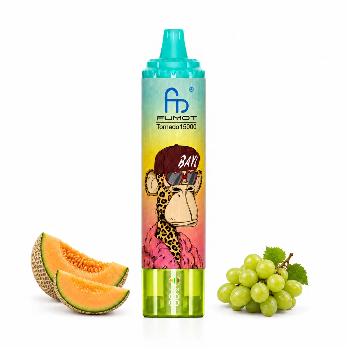 Fumot Tornado 15000 Green Grape Melon – Einweg-Vape, Produktansicht