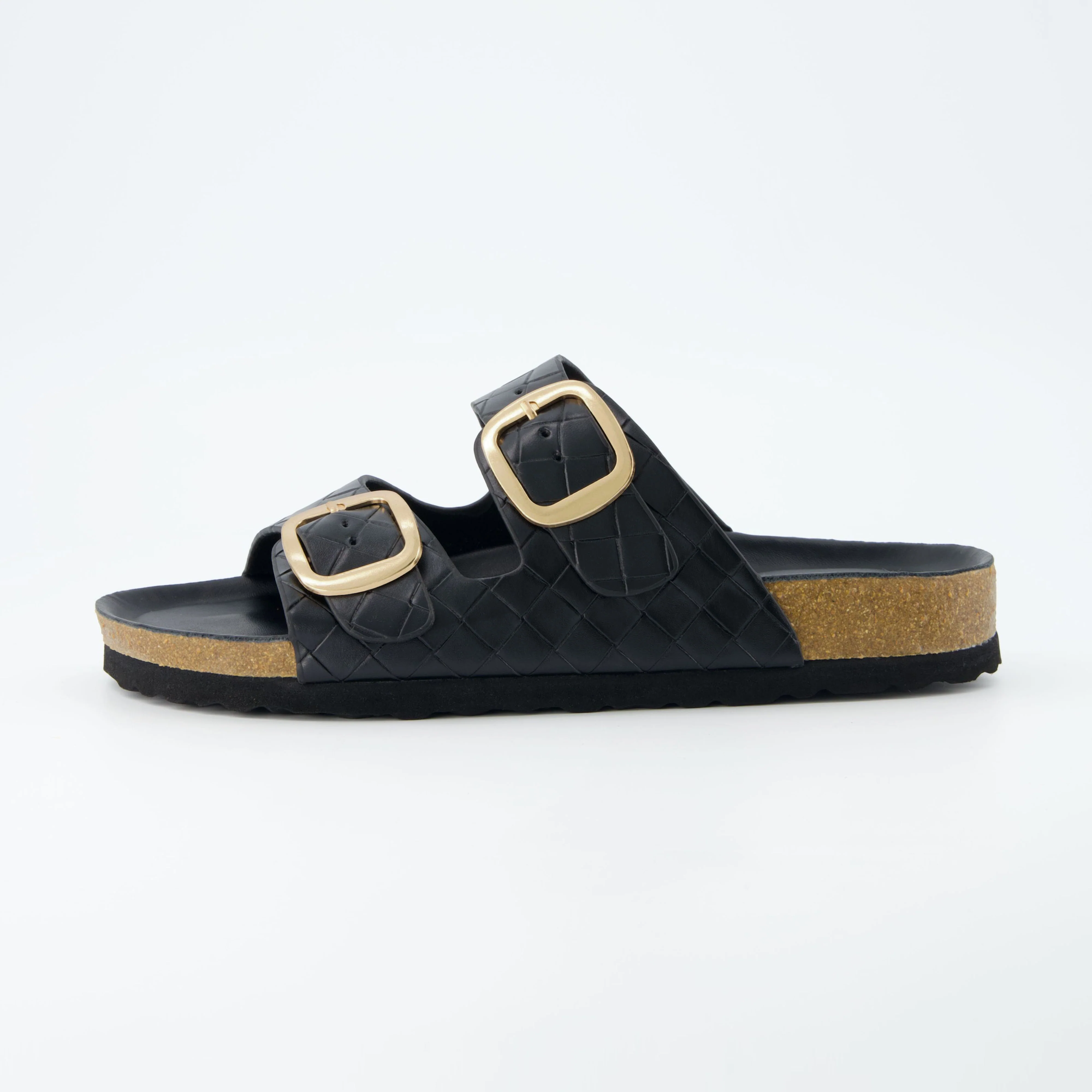 Lang Woven Cork Footbed Sandal