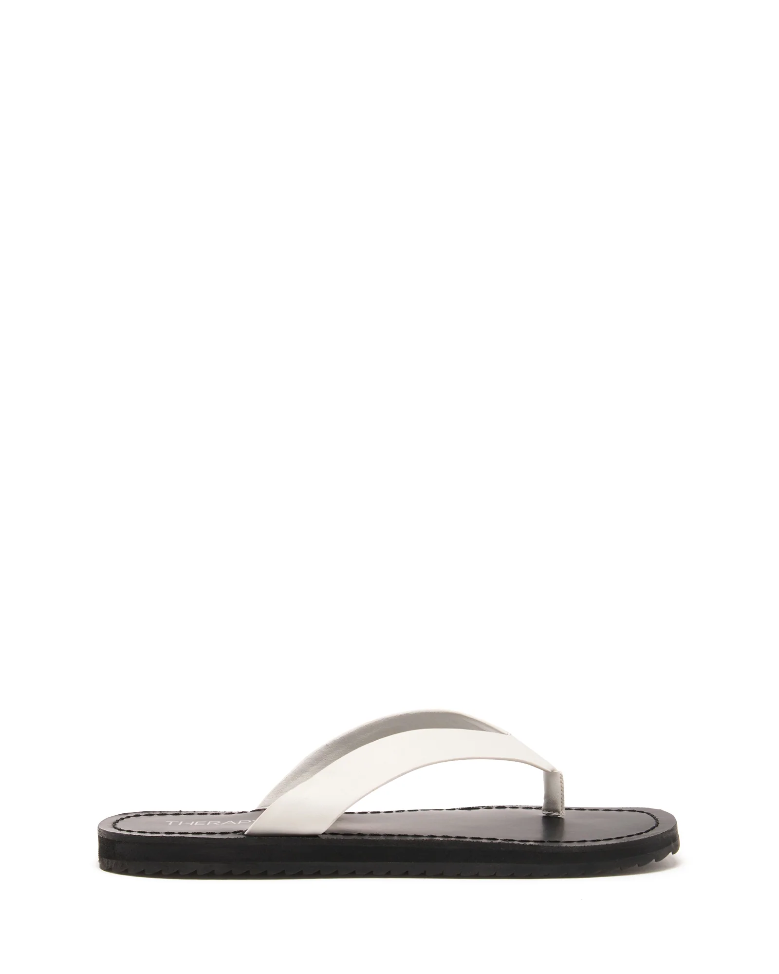 Undone Thong Sandal White