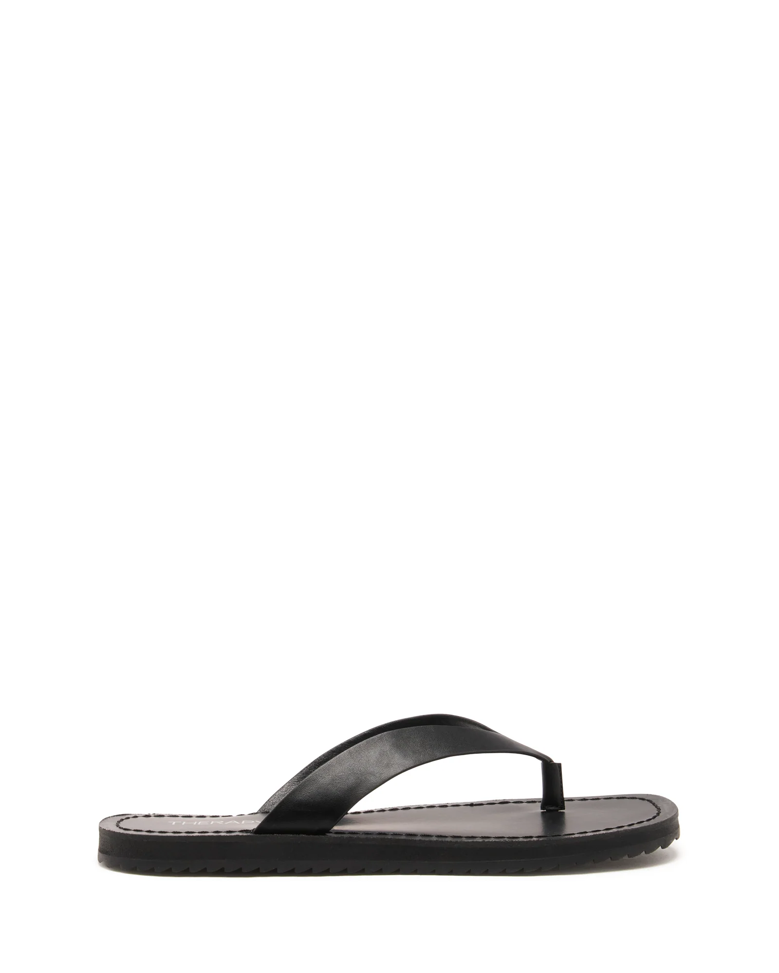 Undone Thong Sandal Black