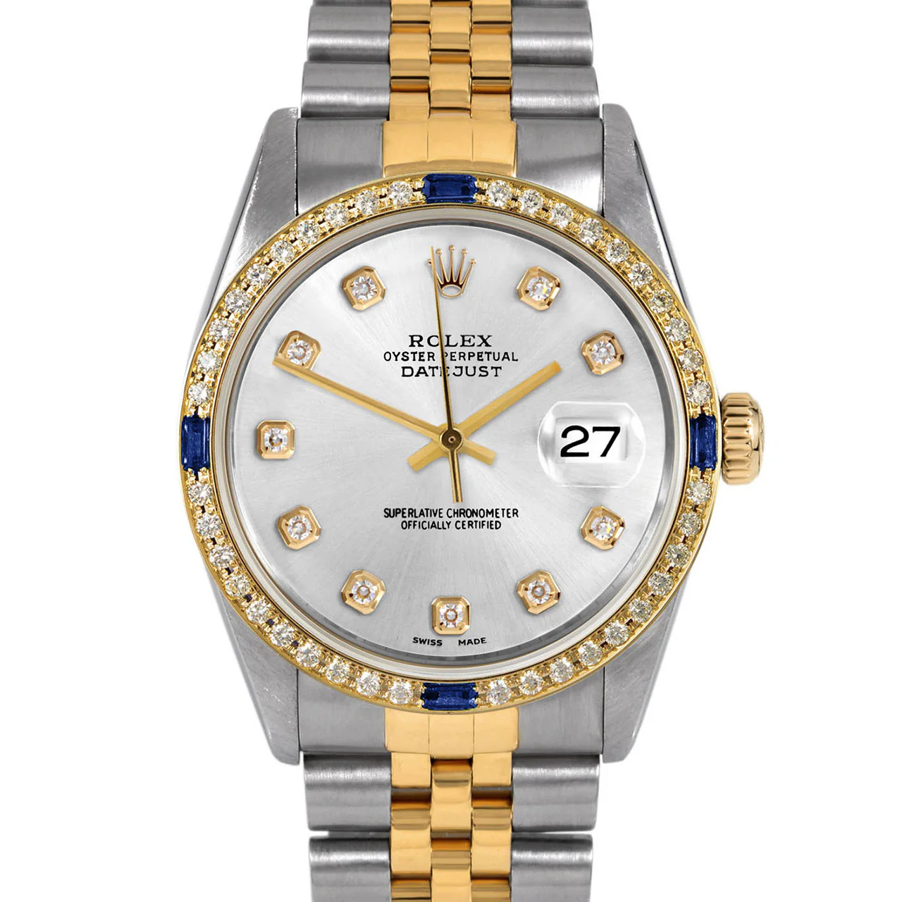 Rolex Datejust 36mm | 16013-SLV-DIA-AM-4SPH-JBL
