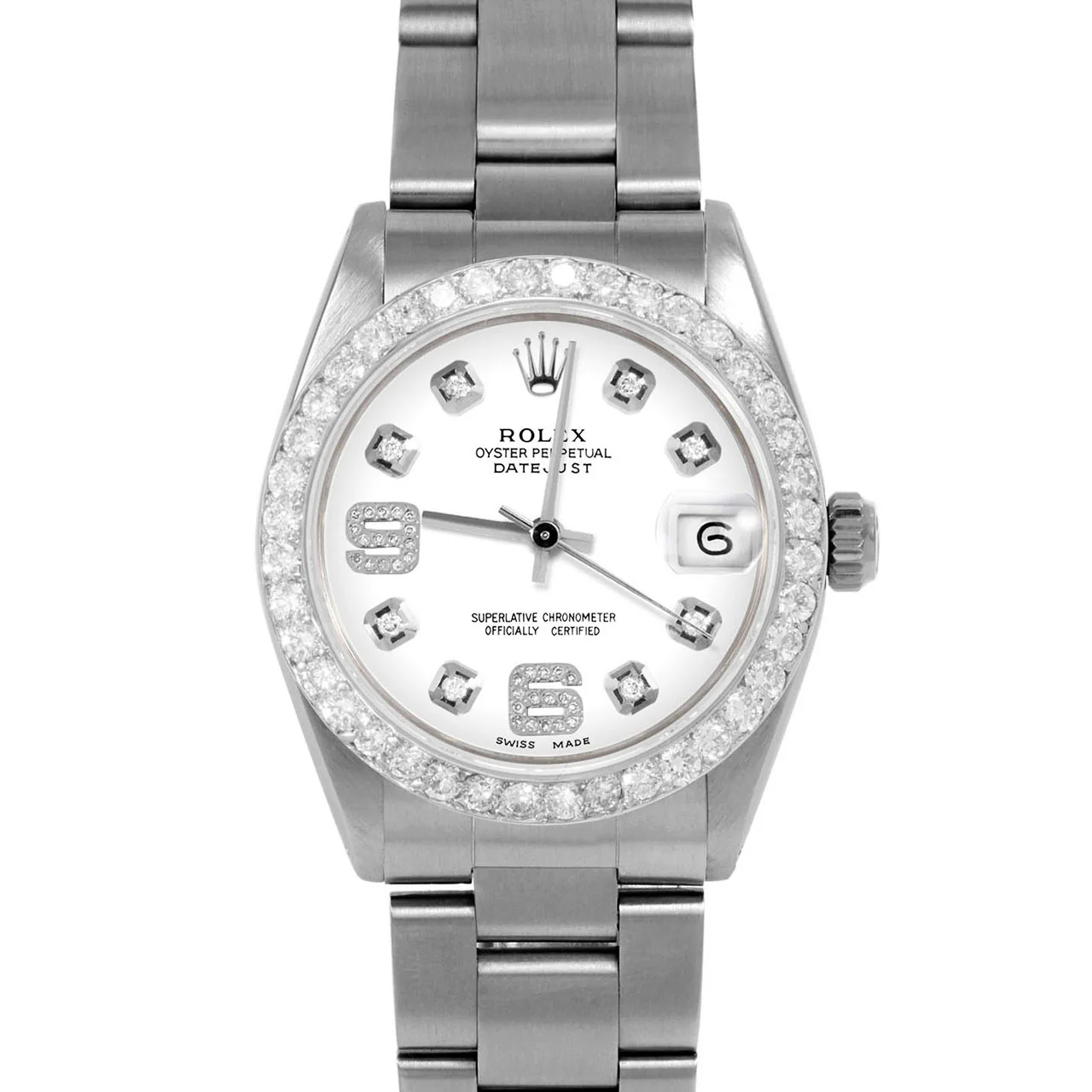 Rolex Datejust 31mm | 6827-SS-WHT-8DA69-2CT-OYS