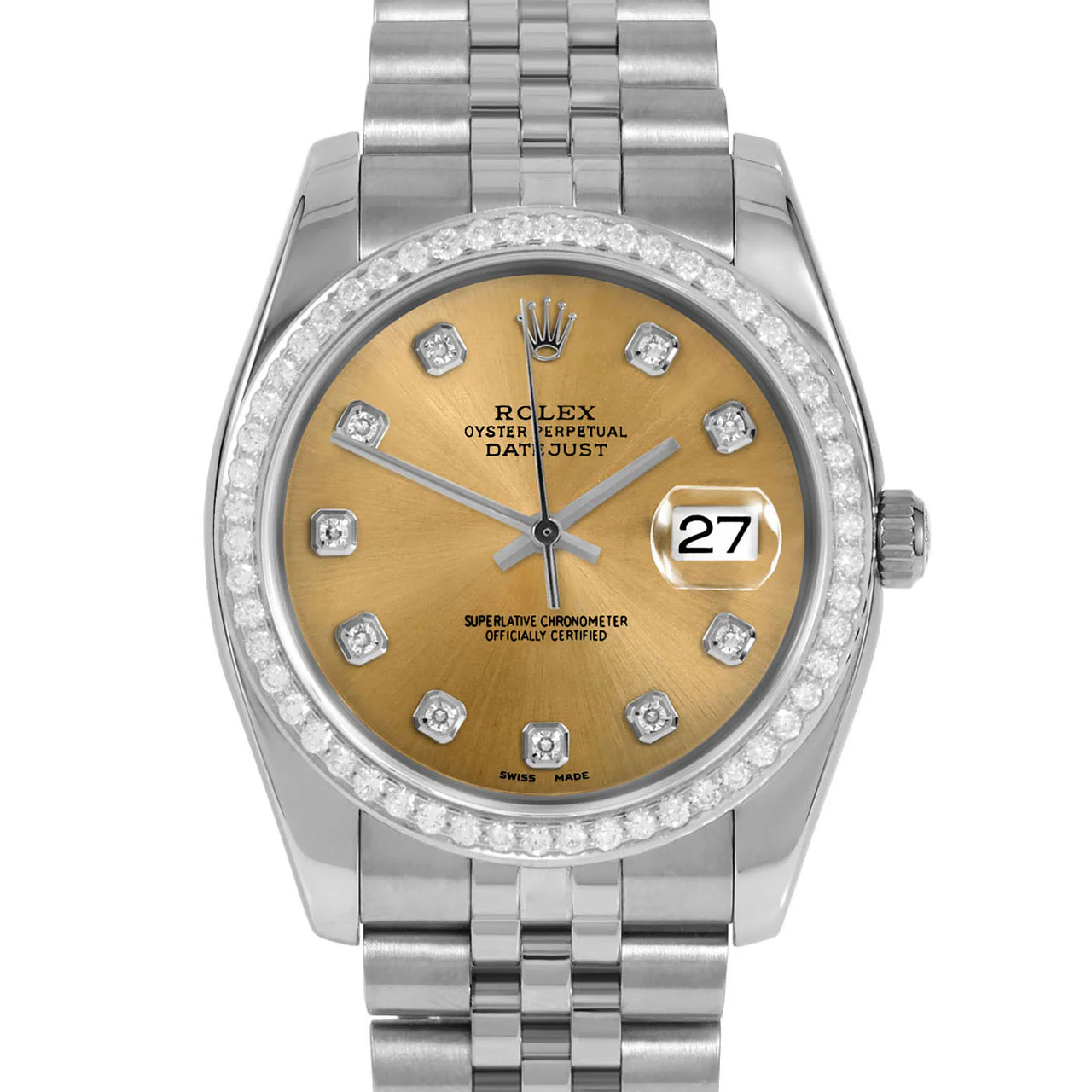 Rolex Datejust 36mm | 116234-CHM-DIA-AM-BDS-JBL