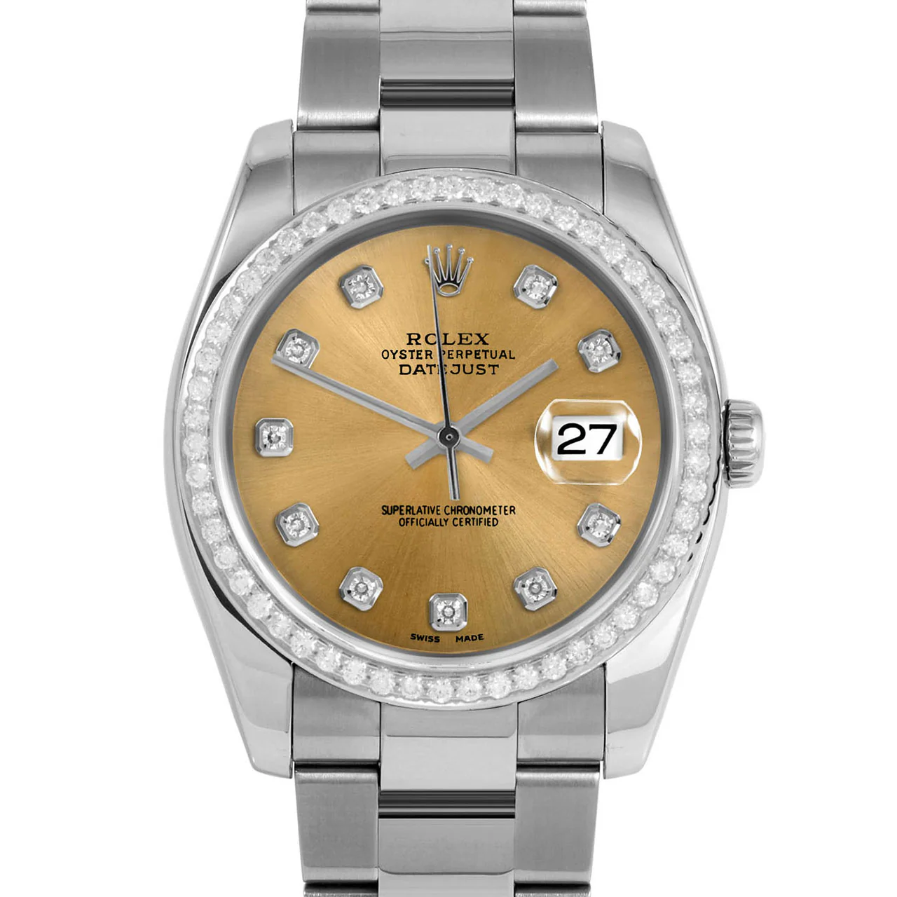 Rolex Datejust 36mm | 116234-CHM-DIA-AM-BDS-OYS