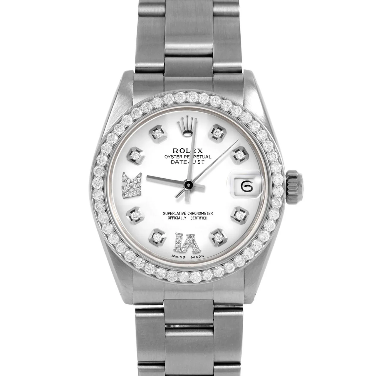Rolex Datejust 31mm | 6827-SS-WHT-8DR69-BDS-OYS