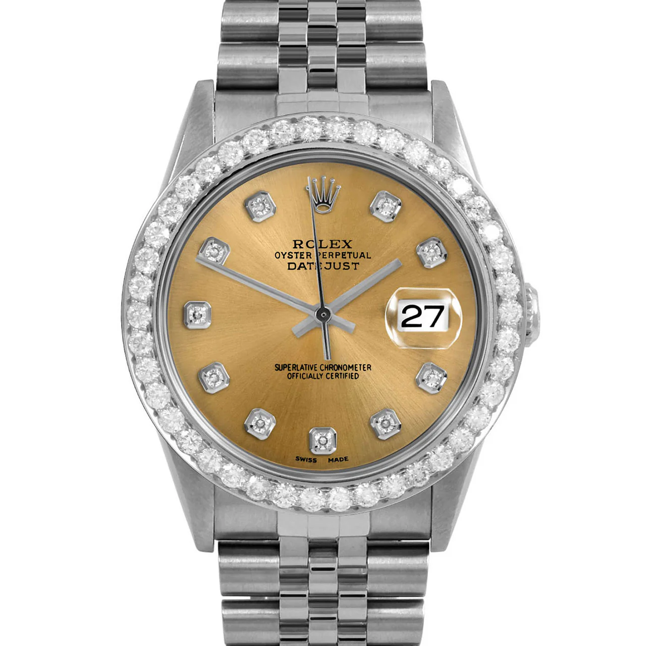 Rolex Datejust 36mm | 16234-CHM-DIA-AM-25CT-JBL