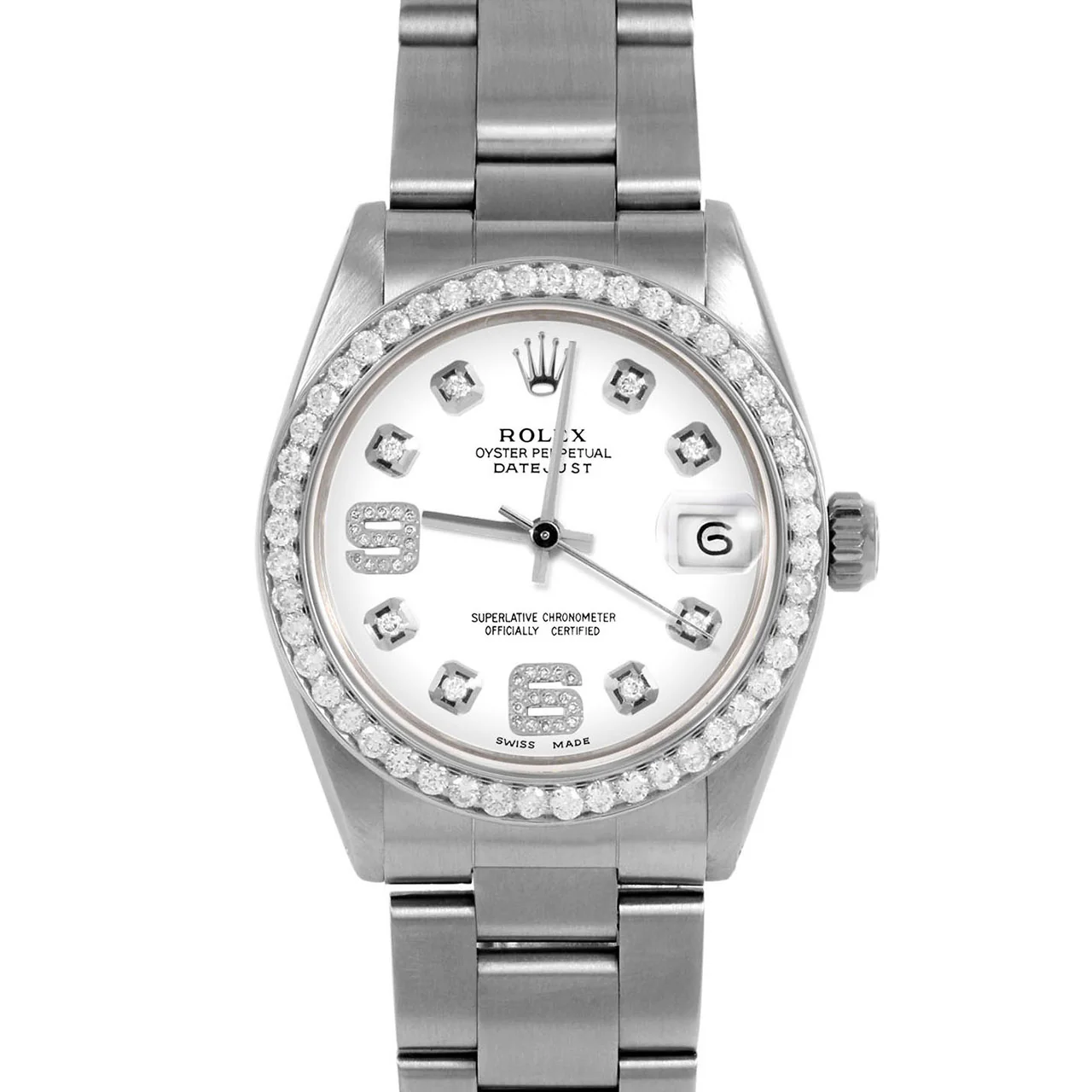 Rolex Datejust 31mm | 6827-SS-WHT-8DA69-BDS-OYS
