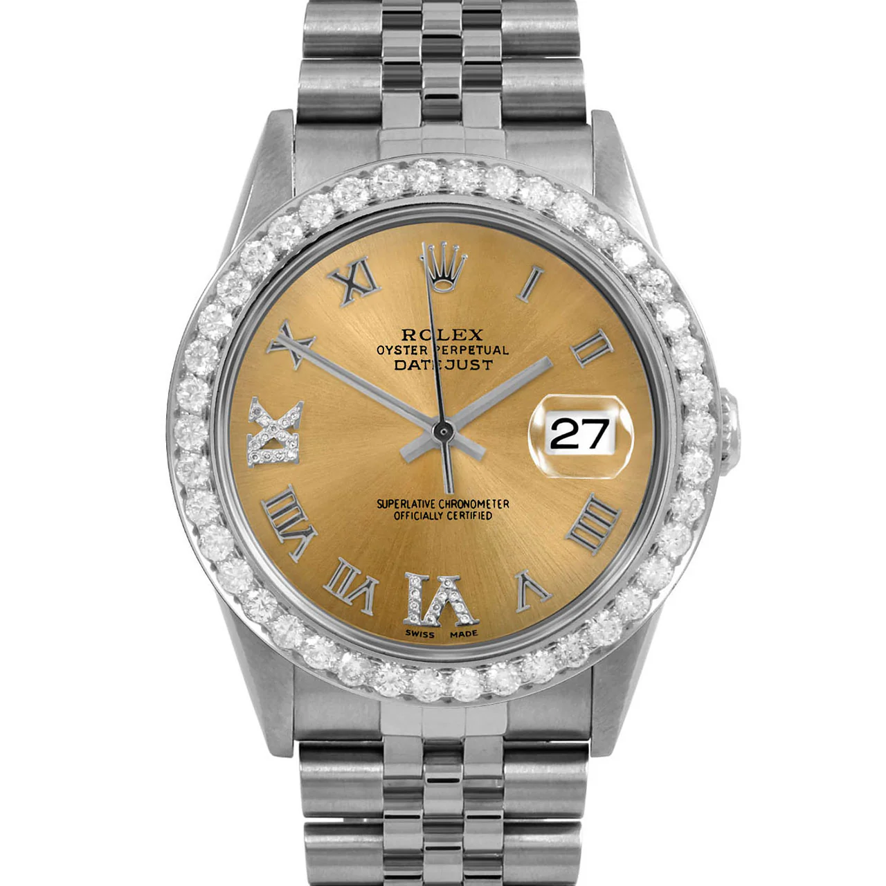Rolex Datejust 36mm | 16234-CHM-RDR69-25CT-JBL