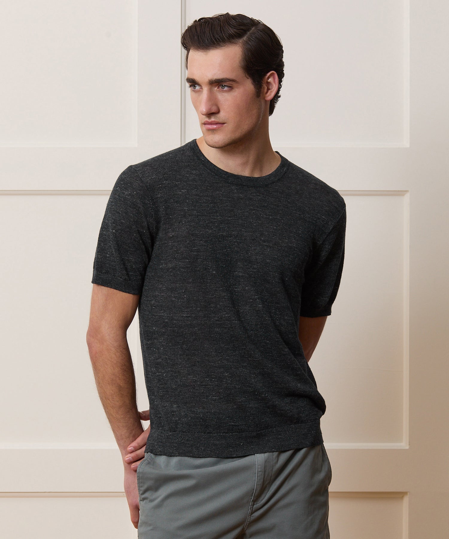 Relaxed Linen Sweater Tee