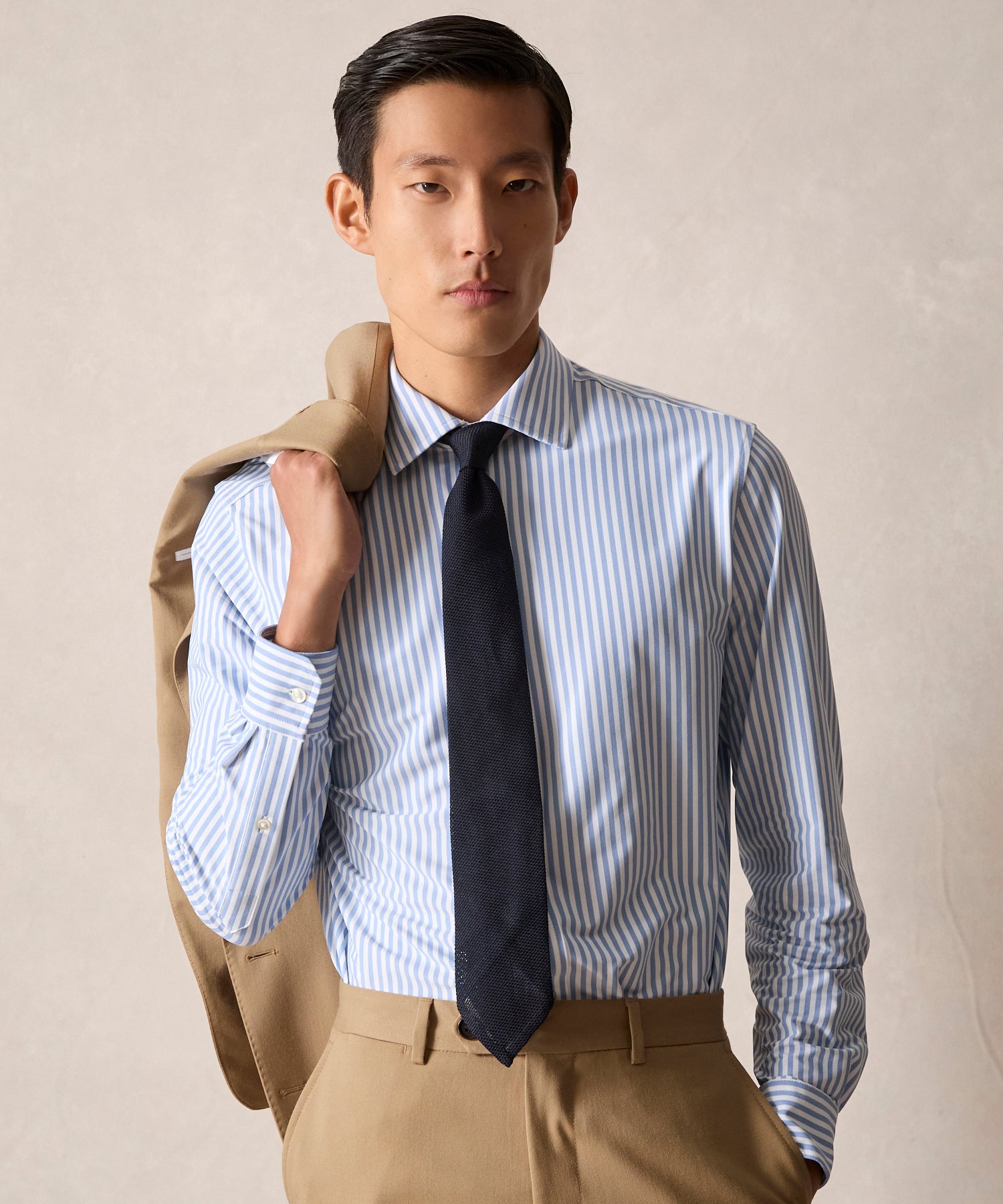 Italian Stretch Knit Dress Shirt