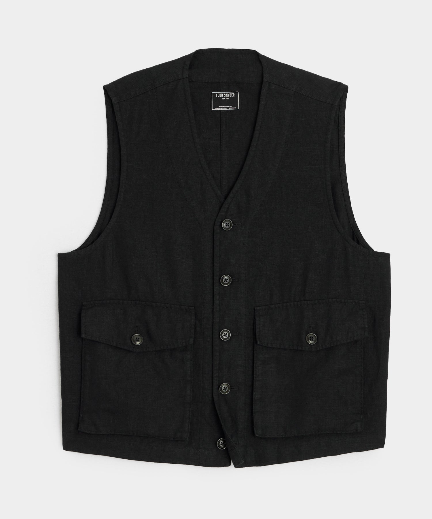 Linen Utility Vest