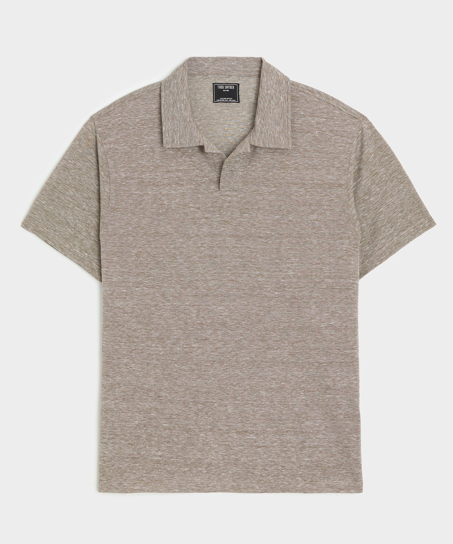 Cotton-Linen Pique Montauk Polo