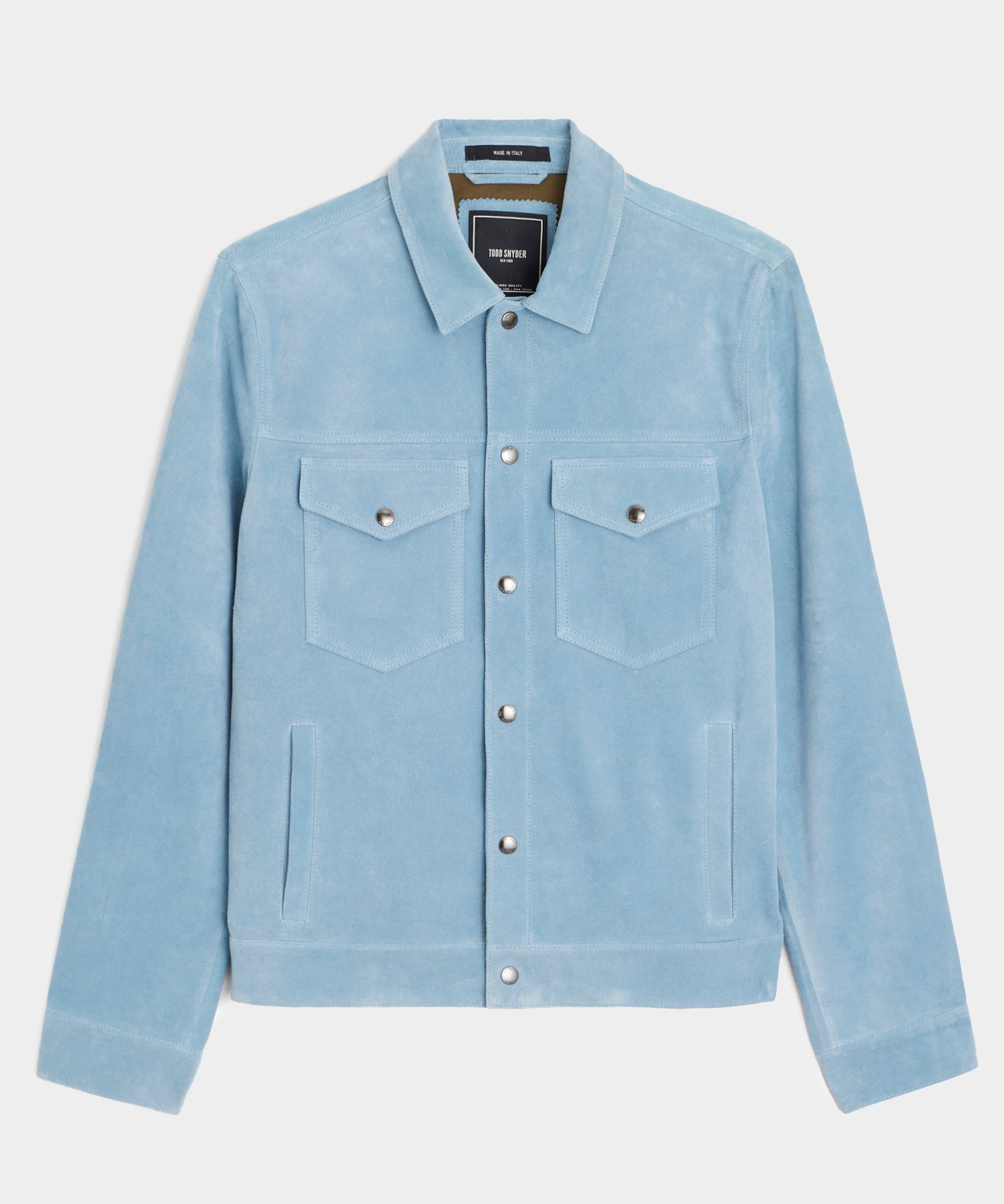 Italian Suede Snap Dylan Jacket