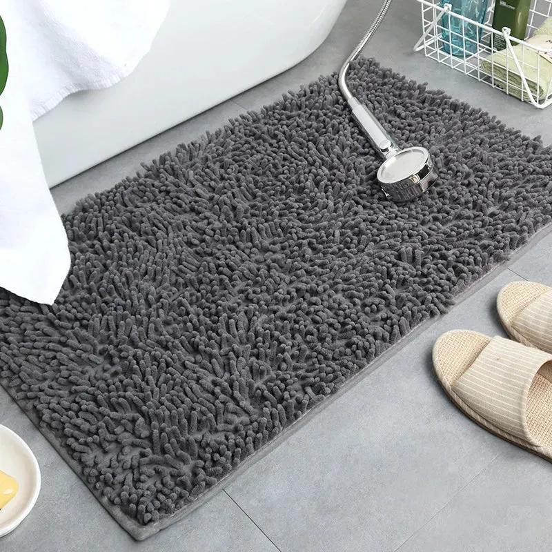 Tapis De Bain Poils Longs