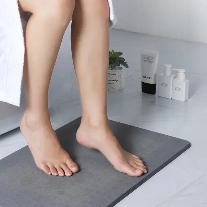 Tapis De Bain ��cologique En Terre De Diatom��e