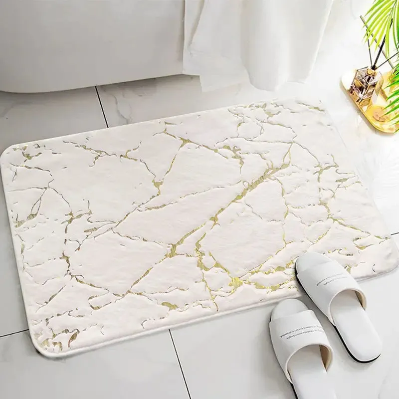 Tapis De Bain Effet Marbre