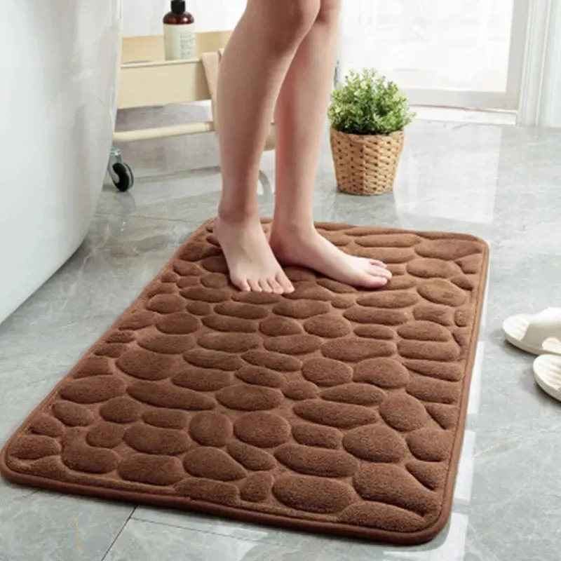 Tapis De Bain Galets �� M��moire De Forme