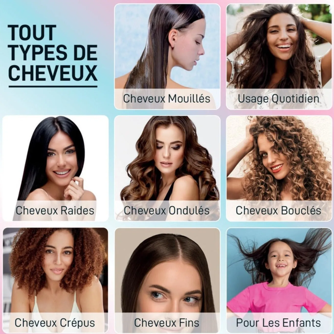 Lots de 2 Brosses D��m��lantes Magiques Anti-Casse