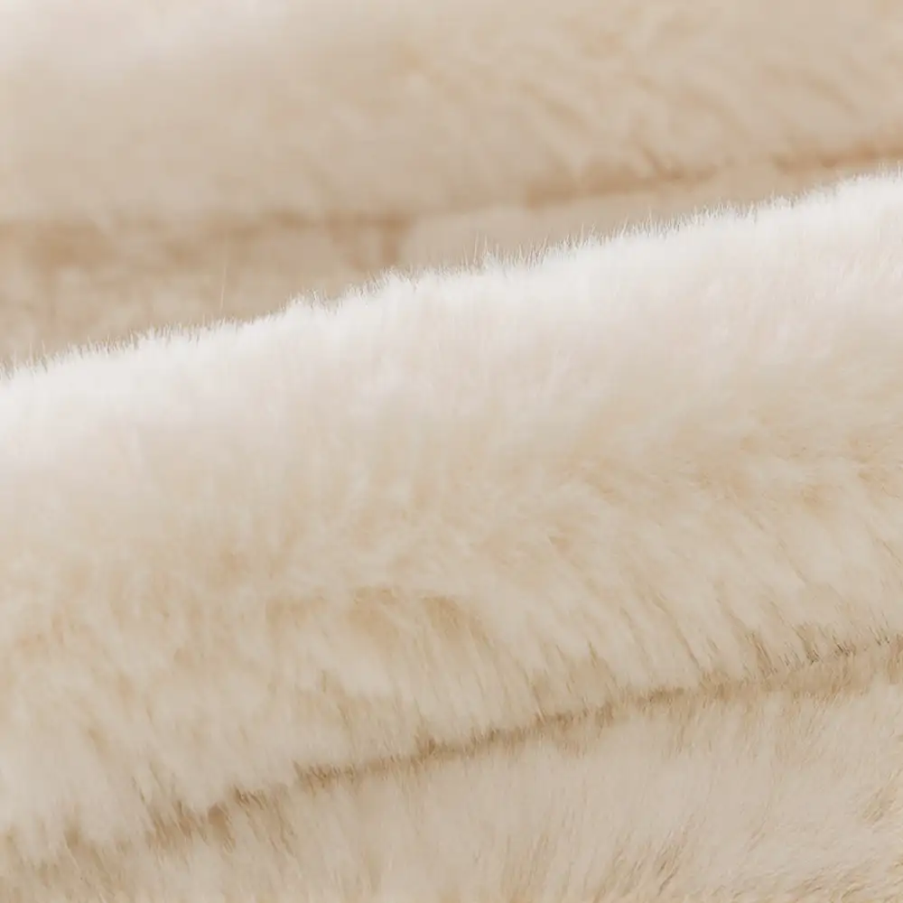 Fluffy Comfort Plush Furniture Protection Decorative Couch Cover