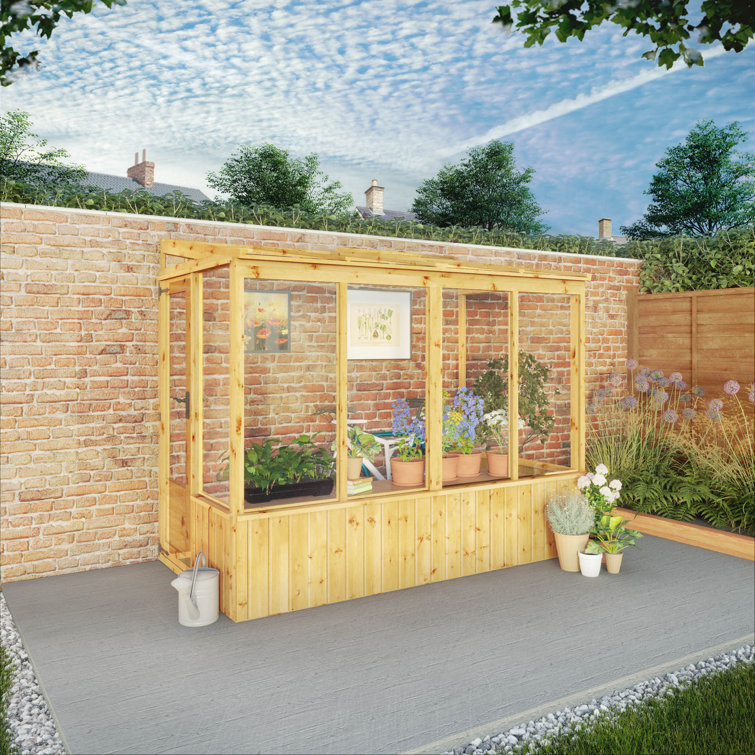 Mercia 8 x 4ft Premium Lean Too Greenhouse