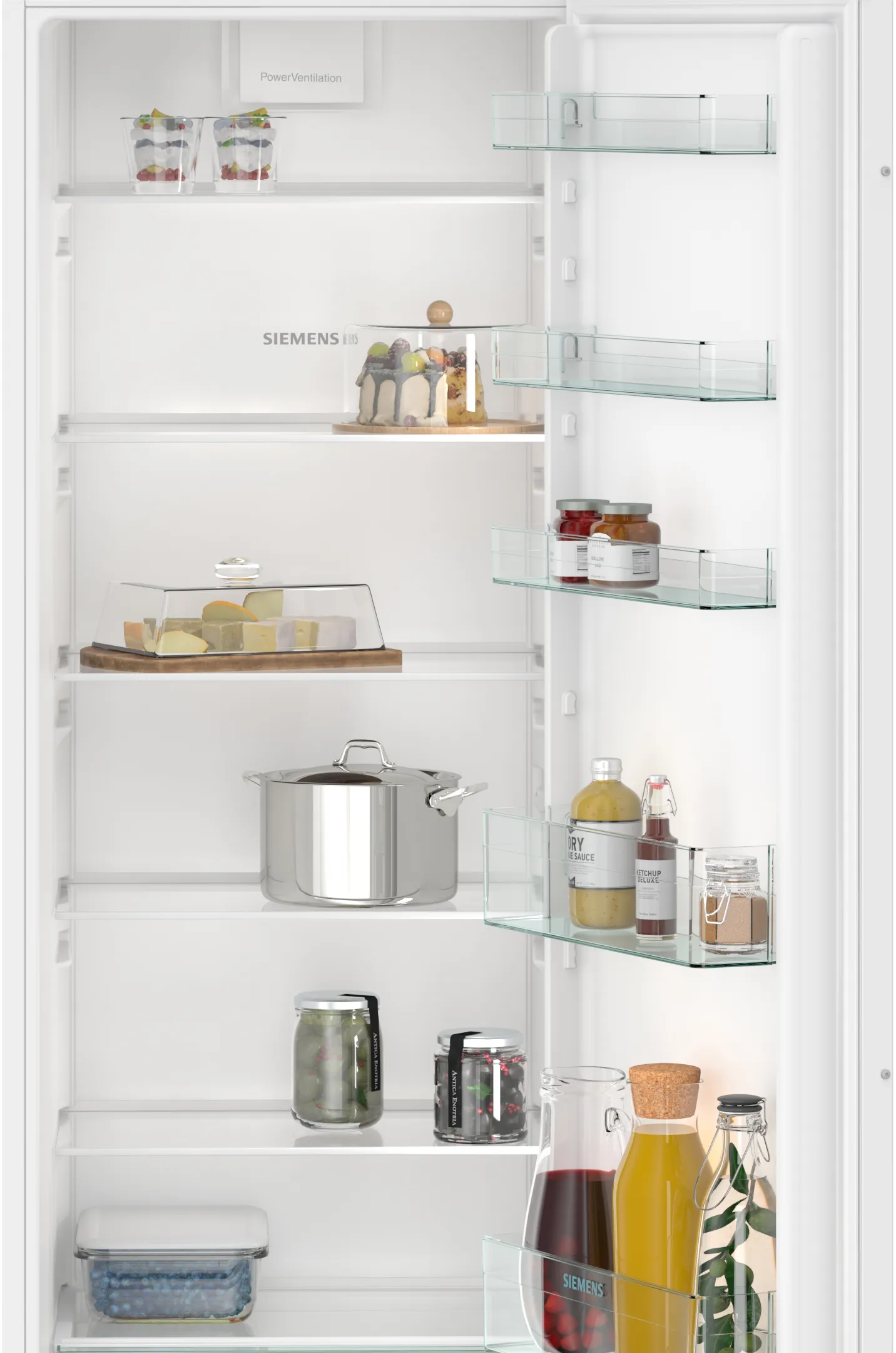 SIEMENS KI81RNSE0G iQ100 Built-in fridge 177.2 x 54.1 cm sliding hinge